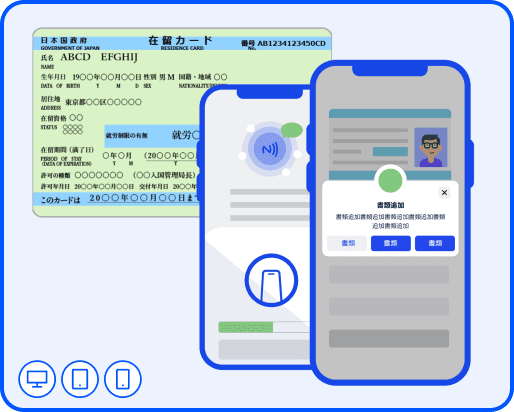 入社時の偽造チェック さらに法的就労可能かどうか判定